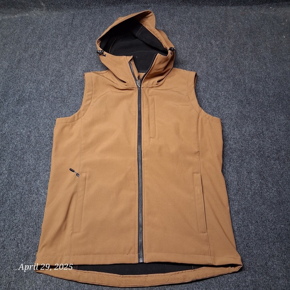 Pulse Sleeveless Hooded Parka Jacket Men Size Medium Fleece Lined‎